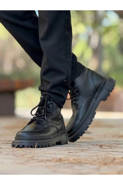 NATURALSHOESS MN2529 - Fantasya ST Erkek Bot SIYAH