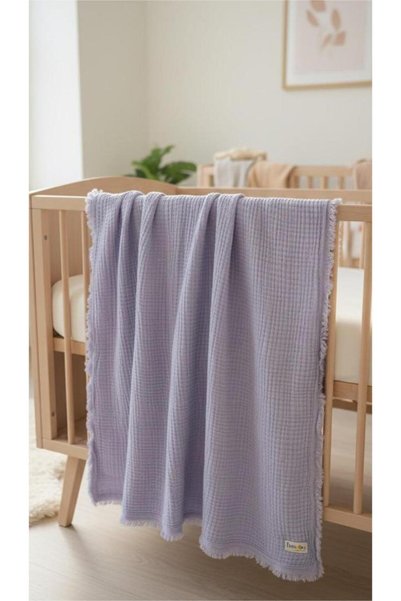 Limon's Baby Lilac 100% Cotton 4 Layer Muslin Baby/Child Blanket 110X110