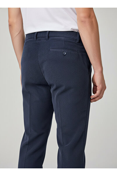 SAĞDIÇ Men's L Stretch Fabric Velvet Pantalon with Fleece Inside
