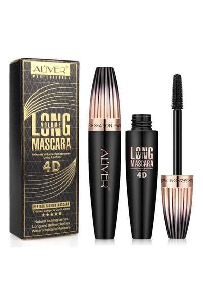 ALİVER 4D Silk Fiber Lash Mascara Black 10ML
