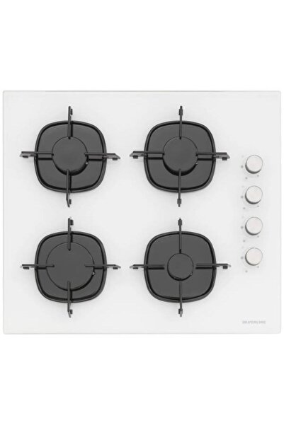 Silverline CS5700E6W01 Beyaz Gazlı Ankastre Ocak