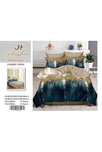 FIONNA.RO Finet Superior Bed Linen - Blue Gold Gradient