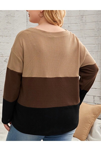 Sheya Shein Curve+ blouse, mix colors