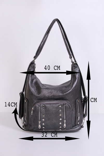 byFOX Fashion Casual Top-Handle Bag with Double Compartments, Front Trocley, 4 Pocket Compartments, Shoulder Strap, Width: 39 Cm, Length: 34 Cm, Bottom: 11 cm