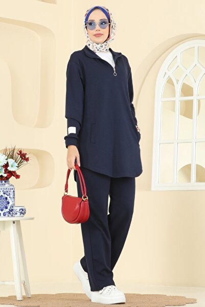 ModaMerve Manşeti Armalı Modal Takım 2740AYD574-MS Laci