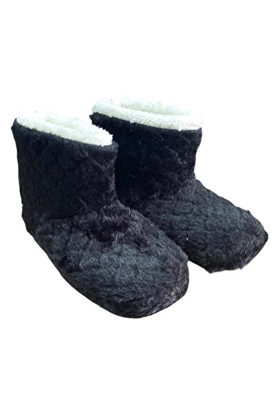 ahmet çağlar Auris B2025001 Women's Plush Winter Daily Home Boots