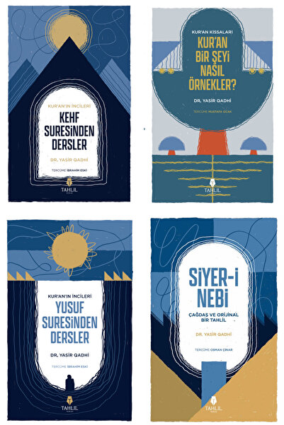 Tahlil Yayınları Yasir Qadhi 4 Kitap;Kehf Suresinden Ders,Yusuf Suresinden De...