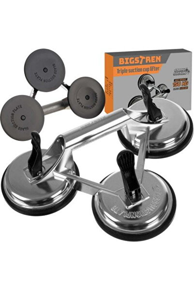 Selgot Ventuză pentru faianță, cu 3 brațe, 150 kg, 27 x 7,5 x 27 cm