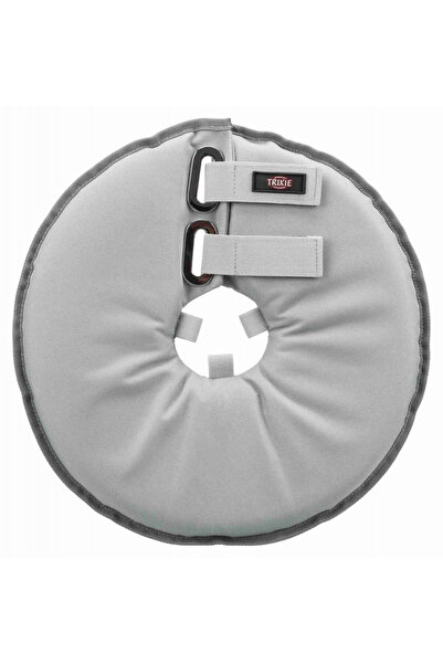 Trixie Zgarda de protecție, poliester/spumă, mărimea S (gât 30–34 cm, 19,5 cm), gri