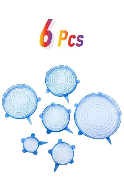 Everrich أغطية سيليكون قابلة للتمدد ومقاومة للتمزق، مكونة من 6 قطع، باللون ال...