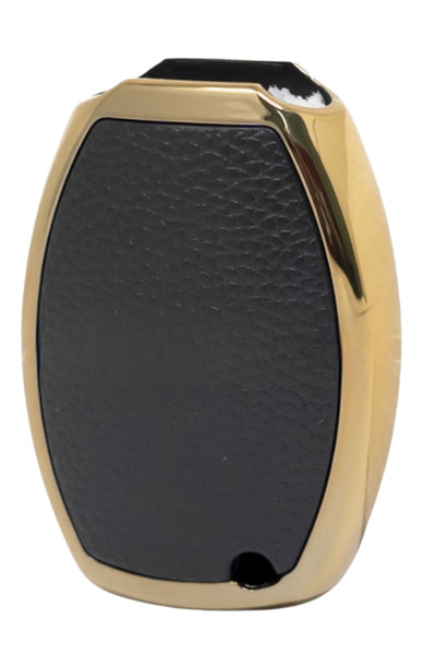 Lanitra Nano Leather 3 Button Key Case Compatible with Mercedes 2001-2016 A-B-C-E-G-M-R-S Class Sprinter Vito Viano