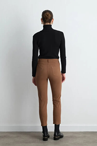 Gusto 5 Pocket Canvas Pants - Camel