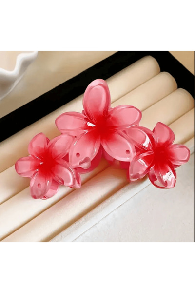 Pretty Buda Moda – Lotus Çiçek Desenli Saç Kıskaç Tokası