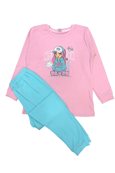 elmas kids Girls' 100% Cotton Stretch Fabric Pajama Sets