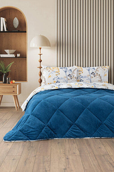 Formeya Nordelle King Size Luxury Wellsoft Quilt Double-Sided - Quilt Set with 2 Pillowcases 215X235 cm