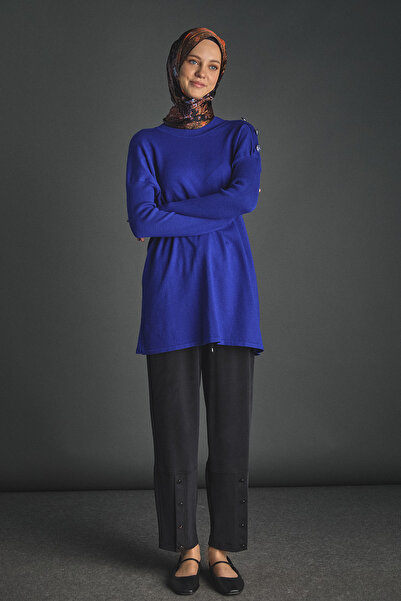 Setrms Süs Düğmeli Spor Pantolon