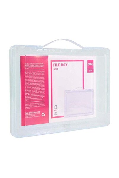 Deli A4 Document File Box With Handle