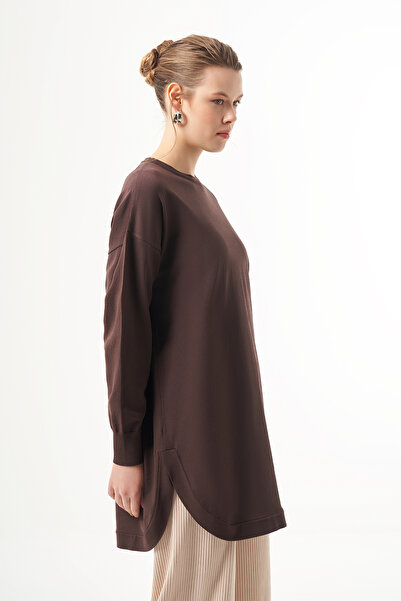 Nuss Mercerized Oval Cut Tunic 1200 Brown