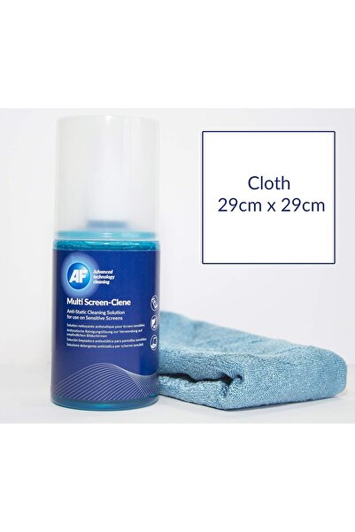 AF Multi Screen Clene 200ml + Microfibre Cloth