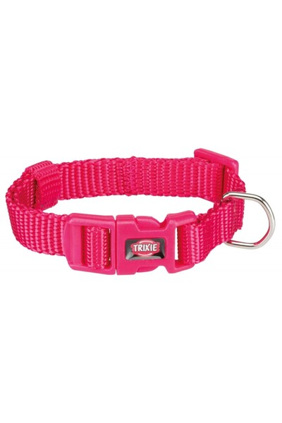 Trixie Premium Collar, XXS-XS: 15-25 cm/10 mm, Fuchsia