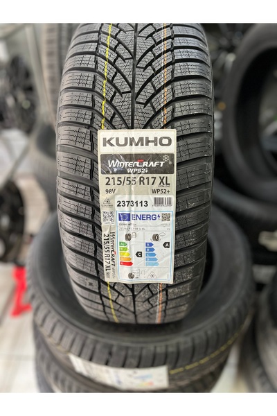 Kumho 215/55R17 WİNTERCRAFT WP52+ KIŞLIK ÜRETİM 2025(4 ADET FİYATIDIR)