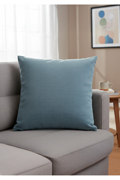 Markaev Natural Textured Cotton Throw Pillow Cover