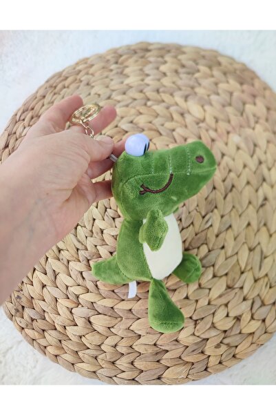 Pembe Çarşı Cute Green Crocodile Keychain 1 Piece