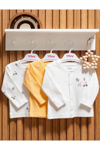 Tiffany Traktör Desen 3’Lü Hırka