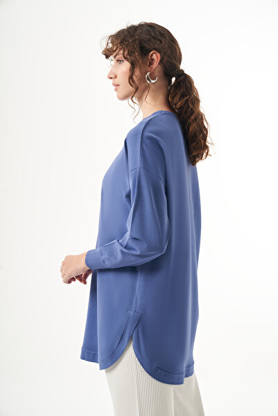 Nuss Mercerized Oval Cut Tunic 1200 Indigo