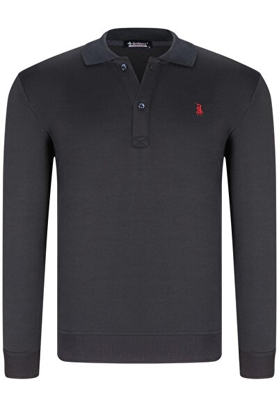 Dewberry V9007 Men's Sweatshirt-Dark Blue