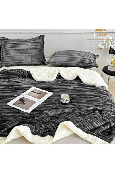 JOJO Cocolino Fur Blanket with Zipper + 2 Pillowcases (200×230 cm)