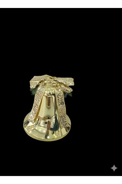 Astaş Christmas Decorative Bell Gold 28 cm