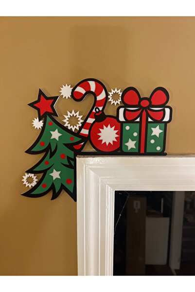 Genel Markalar Yılbaşı Kapı ve Köşe Dekoru, Renkli ve Şık, Evine Neşe Kat!