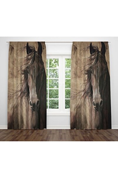 Ambiental Printed Curtains 280×240 Model "Horse"