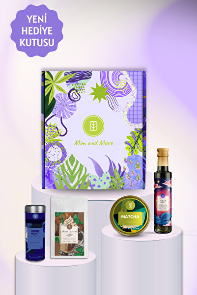 Mim and More Moonlight Hediye Kutusu | Saf Matcha, Good Night Tea, Irish Coff...