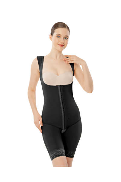 Variteks 218 Κορσέ λιποαναρρόφησης με αγκράφα κάτω από το στήθος-πάνω από το γόνατο / κλειστή πλάτη