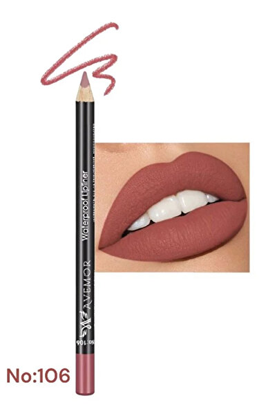 Avemor Waterproof Lipliner Pencil - Suya Dayanıklı Dudak Kalemi