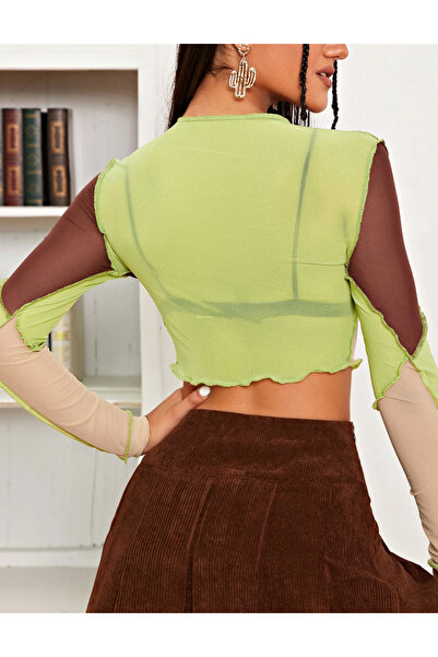 Sheya Shein top, mix colors