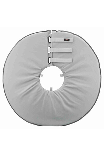 Trixie Zgarda de protecție, poliester/spumă, XL 60-64 x 29 cm, gri