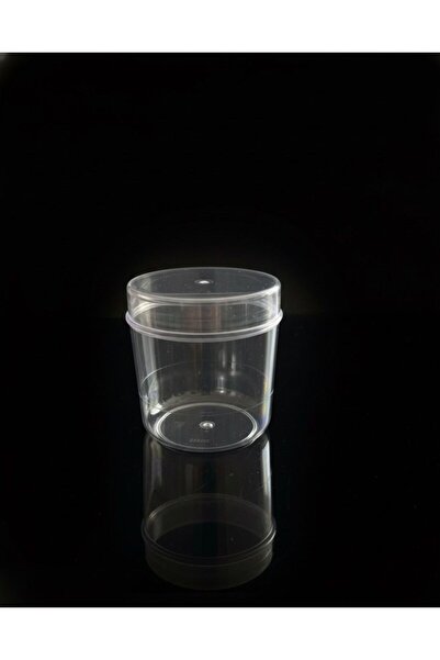 HB Pazarlama Plastik Tatlı Kabı Magnolya Kase 25 Adet Kap Kapak