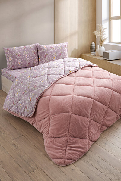 Formeya Nordelle King Size Luxury Wellsoft Quilt Double-Sided - Quilt Set with 2 Pillowcases 215X235 cm
