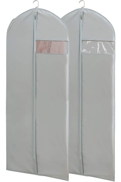 Generic Dress and Long Garment Storage Bags, Marminz Clear Garment Bag, 1.65 m (Set of 2, 59.2 cm × 1.65 m)