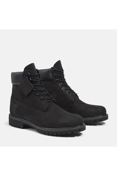 Timberland Premium 6 Inch Lace up Waterproof Men's Black Boots - Tb1100730011