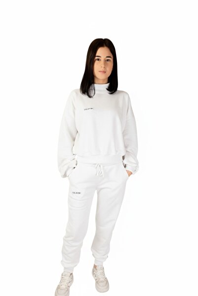 celevri Basic regular fit tracksuit, 100% premium cotton, for women