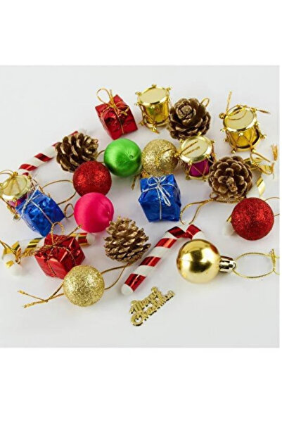 Çemrek Süs Parti Στολίδι για χριστουγεννιάτικο δέντρο με μικτά σχήματα 10 τεμ...