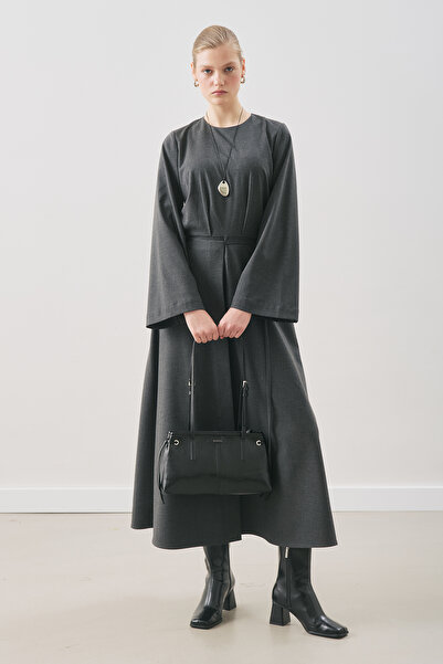 Manuka Anvelop Classic Dress with Skirt Anthracite