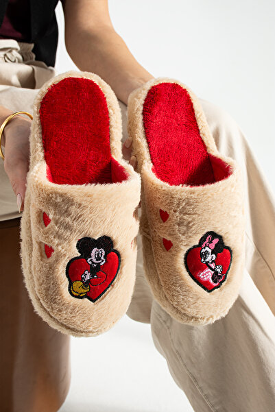 STOCON Women's House Slippers Plush Slippers Dowry and Bundle Slippers No Sound Thick Sole Stc1187