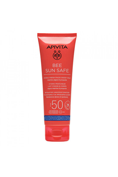 Apivita Bee Sun Safe Αντηλιακό Γαλάκτωμα Σώματος και Προσώπου για Ταξίδια SPF...