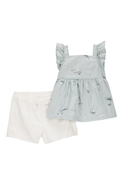 Carter's Baby Girl Top and Bottom Set