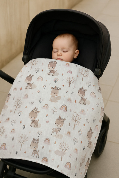 EIFIN 100% Cotton Muslin Cover & Blanket Oeko-Tex Certified